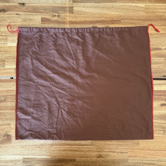 Coach Brown Purse Shoes Handbag Drawstring Cover Dust Bag Large 23X19 - Picture 5 of 8
